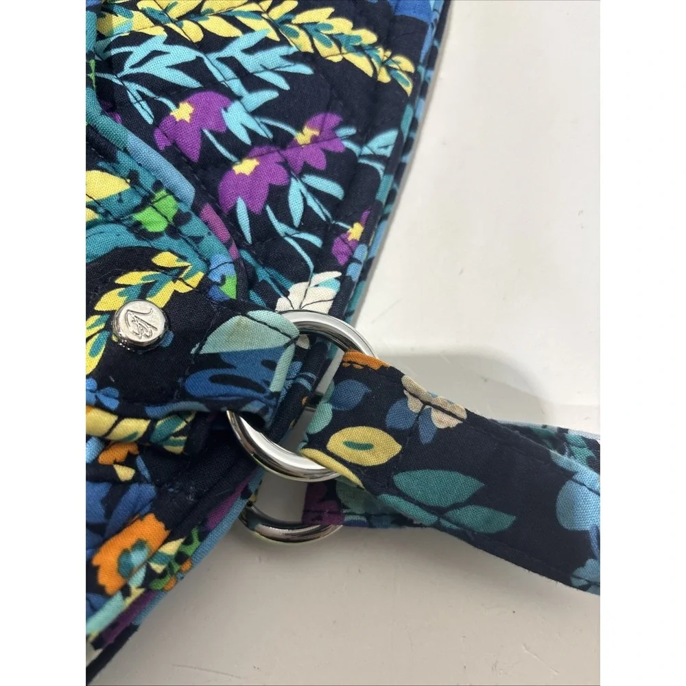 Vera Bradley Glenna Satchel Bag In Midnight Blues Pockets Shoulder Bag
